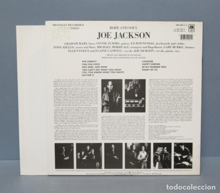 Discos de vinilo: LP. BODY SOUL. JOE JACKSON - Foto 2