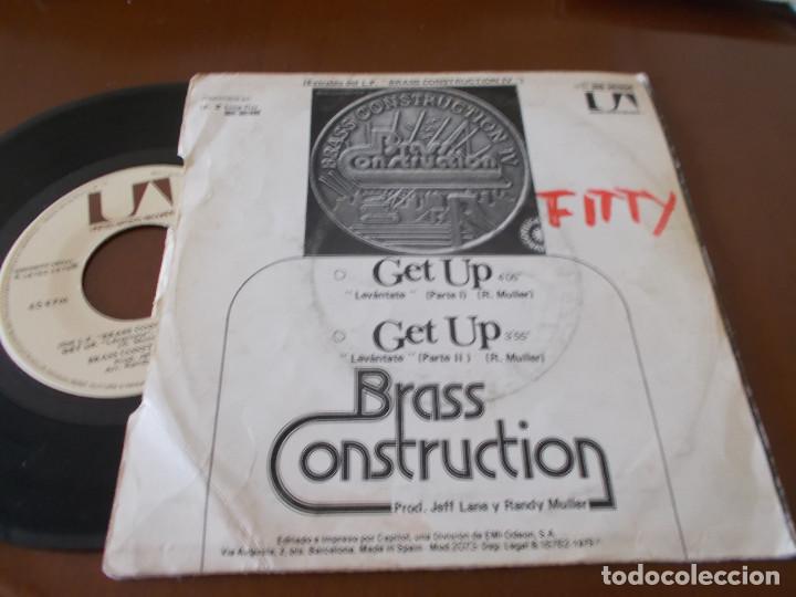 Discos de vinilo: BRASS CONSTRUCTION, GET UP. LEVANTATE. - Foto 2