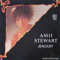 Discos de vinilo: AMII STEWART - JEALOUSY - MAXI-SINGLE ZAFIRO 1979 PROMO. Lote 133388066