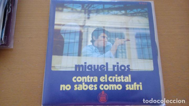 Discos de vinilo: MIGUEL RIOS CONTRA EL CRISTAL SINGLE - Foto 1