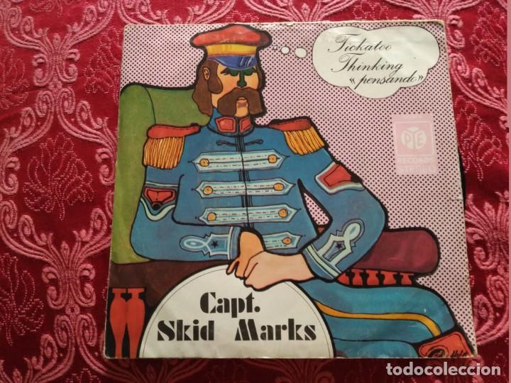 Discos de vinilo: single capt. skid marks pensando 1970 - Foto 1