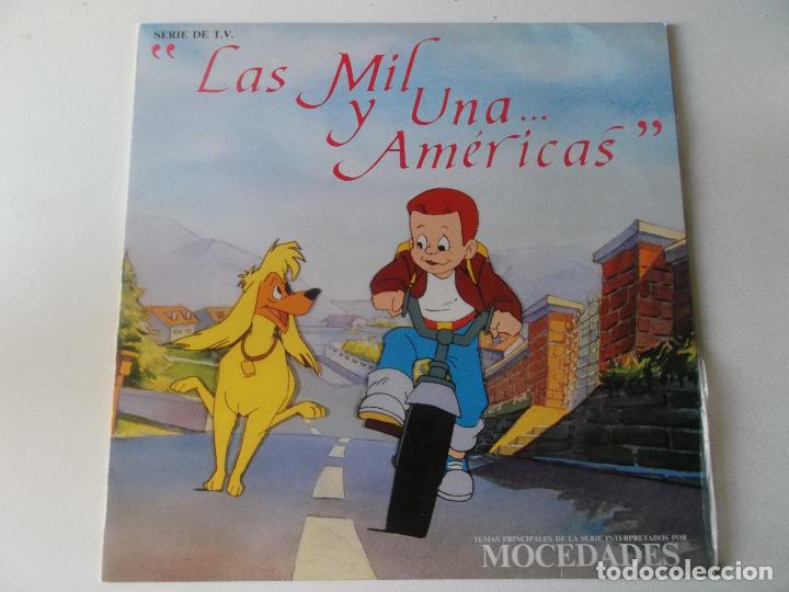 Discos de vinilo: LAS MIL Y UNA AMERICAS -TEMAS PRINCIPALES INTERPRETADO POR MOCEDADES- SERIE TV-1989 TVE