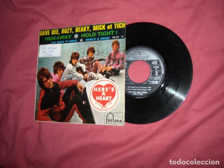 Discos de vinilo: DAVE DEE, DOZY, BEAKY, MICK & TICH EP   HIDEAWAY 1966  ESP - Foto 1