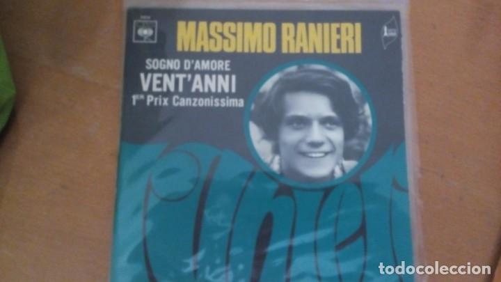 Dischi in vinile: MASSIMO RANIERI VENT&acute; ANNI SINGLE