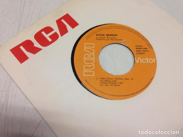 Discos de vinilo: Steve Bender - The Final Thing Part 1 & 2 (7--SINGLE) - Foto 1