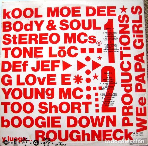 Discos de vinilo: Various - Ahora Rap --doble lp con  TONE LOC.. - Foto 2