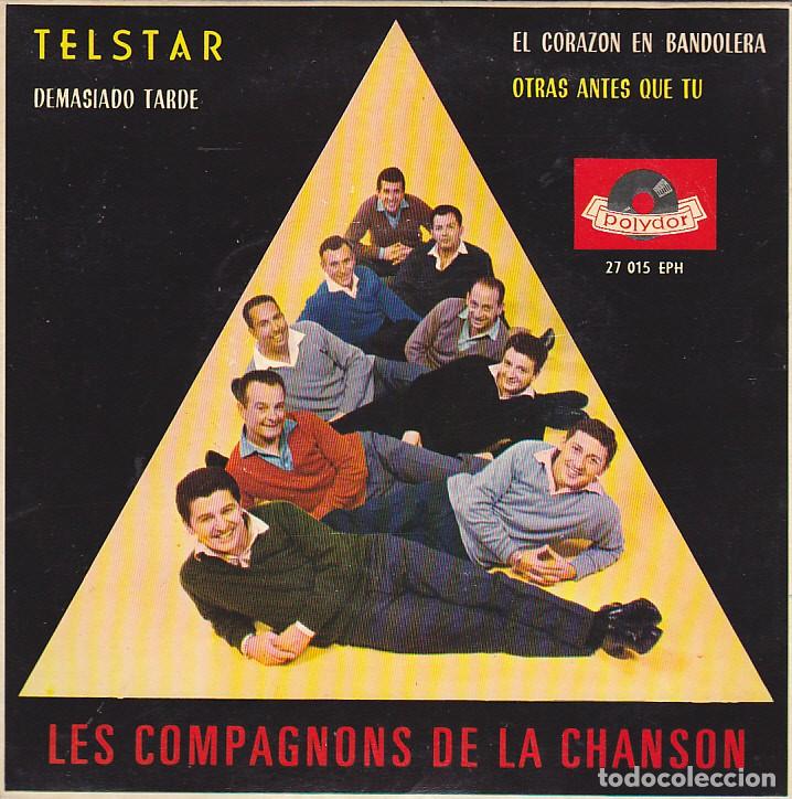 Discos de vinilo: EP LES COMPAGNONS DE LA CHANSON TELSTAR EDITADO EN ESPA&Ntilde;A - Foto 1