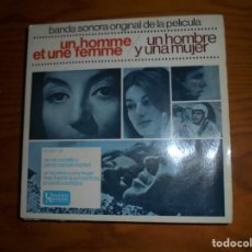 Discos de vinilo: UN HOMME ET UNE FEMME. NICOLE CROISILLE / PIERRE BAROUH. EP. BANDA SONORA. 1966. IMPECABLE. Lote 133621582