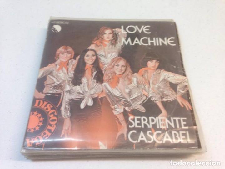 Discos de vinilo: Love Machine ---- Serpiente Cascabel (7--Single)--DISCO - Foto 1