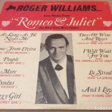 Discos de vinilo: ROGER WILLIAMS. LOVE THEME FROM ROMEO & JULIET. AND OTHER GREAT MOVIE THEMES. 1969. ED USA.. Lote 133681454