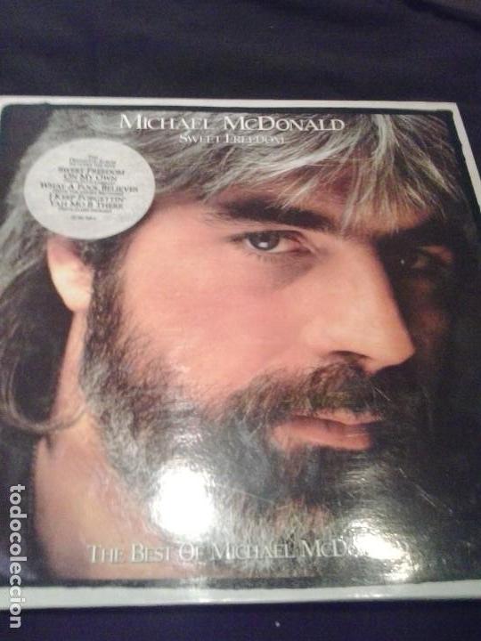 Discos de vinilo: Michael McDonald &ndash; Sweet Freedom LP - Foto 1