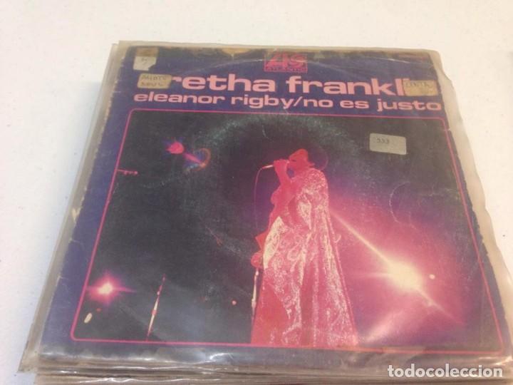 Discos de vinilo: Aretha Franklin - Eleanor Rigby - Foto 1
