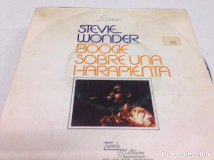 Discos de vinilo: Stevie Wonder - Boogie Sobre Una Harapienta (7--Single) - Foto 1