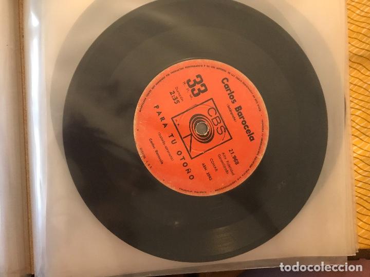 Disques de vinyle: Carlos Barocela &lrm;&ndash; Para Tu Oto&ntilde;o/Tu Nombre En La Arena Label: CBS &lrm;&ndash; 21968 Format: Vinyl, 7 , 33 ⅓ R