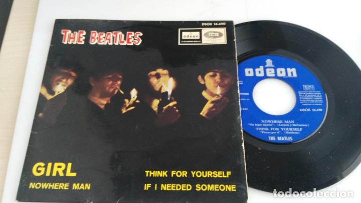 Discos de vinilo: ANTIGUO DISCO DE THE BEATLES THINK FOR  YOURSELF - Foto 1