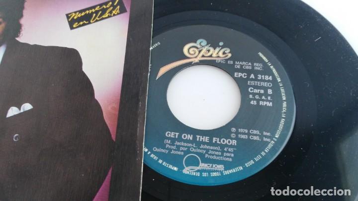 Discos de vinilo: DISCO ANTIGUO MICHAEL JACKSON  BEAT IT - Foto 3