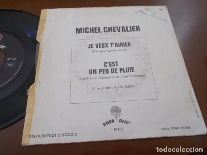 Discos de vinilo: MICHEL CHEVALIER. JE VEUX T&acute;AIMER. - Foto 2