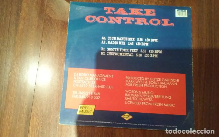 Discos de vinilo: d.j. bobo-take control.maxi espa&ntilde;a - Foto 2