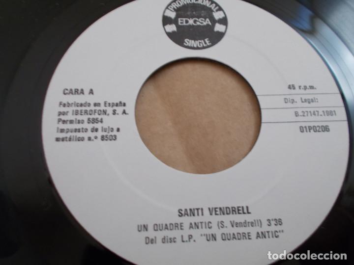 Discos de vinilo: SANTI VENDRELL. UN QUADRE ANTIC. - Foto 3