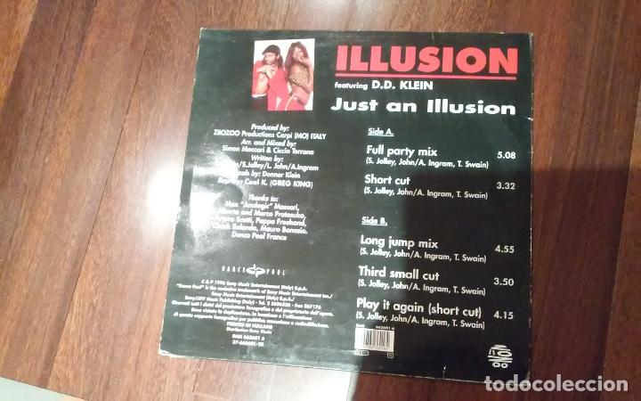 Discos de vinilo: Illusion feat d.d. klein-just an illusion.maxi - Foto 2