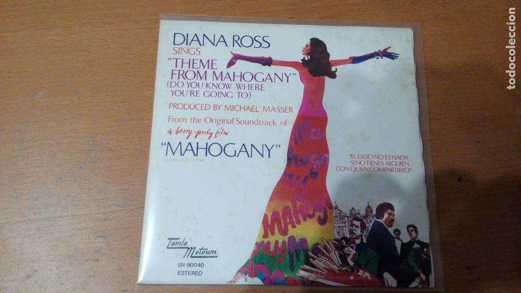 Discos de vinilo: Diana Ross Mahogany SINGLE SPAIN - Foto 1