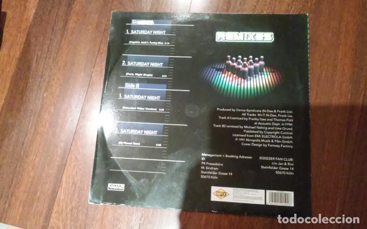 Discos de vinilo: Sqeezer-saturday night remixes.maxi espa&ntilde;a - Foto 2