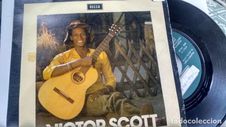 Discos de vinilo: SINGLE (VINILO) DE VICTOR SCOTT A&Ntilde;OS 70 - Foto 1