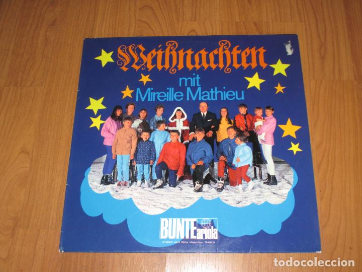 Discos de vinilo: MIREILLE MATHIEU - WEIHNACHTEN MIT - GERMANY - ARIOLA - T - - Foto 2