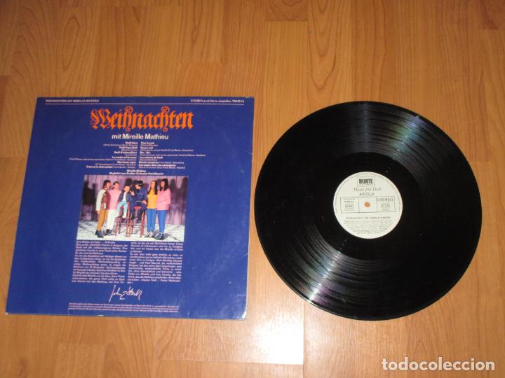 Discos de vinilo: MIREILLE MATHIEU - WEIHNACHTEN MIT - GERMANY - ARIOLA - T - - Foto 3
