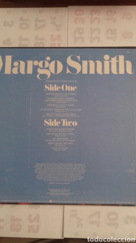 Discos de vinilo: Margo Smith. Song Bird 1.976. - Foto 2