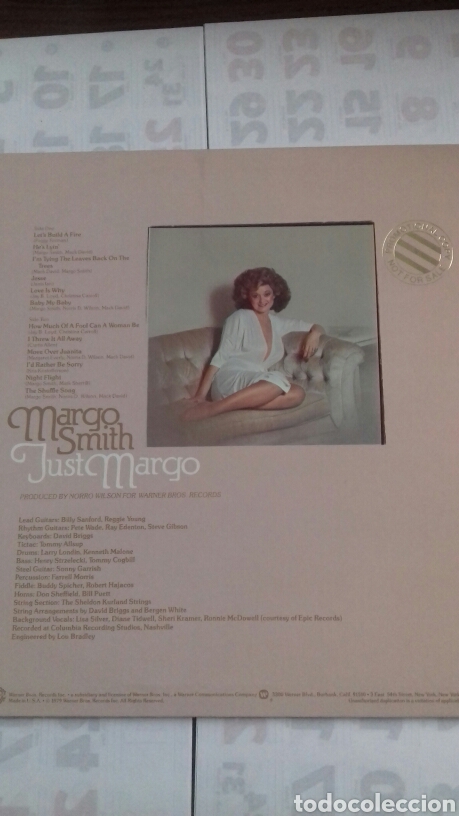 Discos de vinilo: Margo Smith. Just Margo. 1.979 - Foto 2