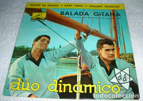 Discos de vinilo: D&uacute;o Din&aacute;mico &ndash; Balada Gitana + 3 - EP 1962 - Foto 1