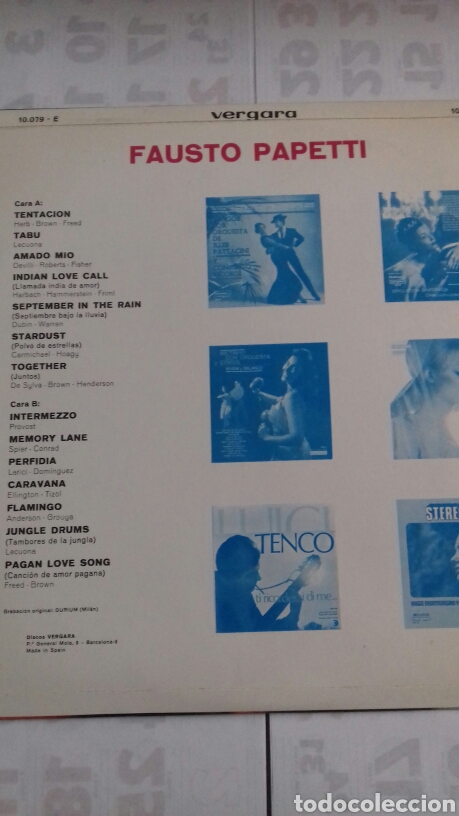 Discos de vinilo: Fausto Papetti 1.969 - Foto 2