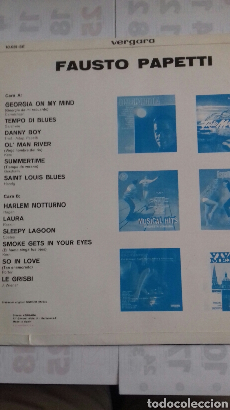 Discos de vinilo: Fausto Papetti. 1.969 - Foto 2