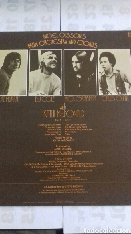Discos de vinilo: Nigel Olss0ns. Drum Orchestra And Chorus. 1.971 - Foto 2