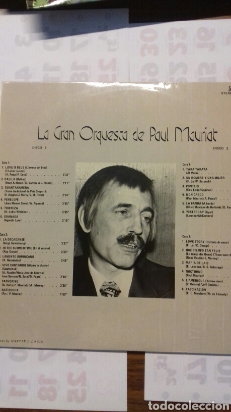 Discos de vinilo: Paul Mauriat. 2 Discos 1.973 - Foto 3