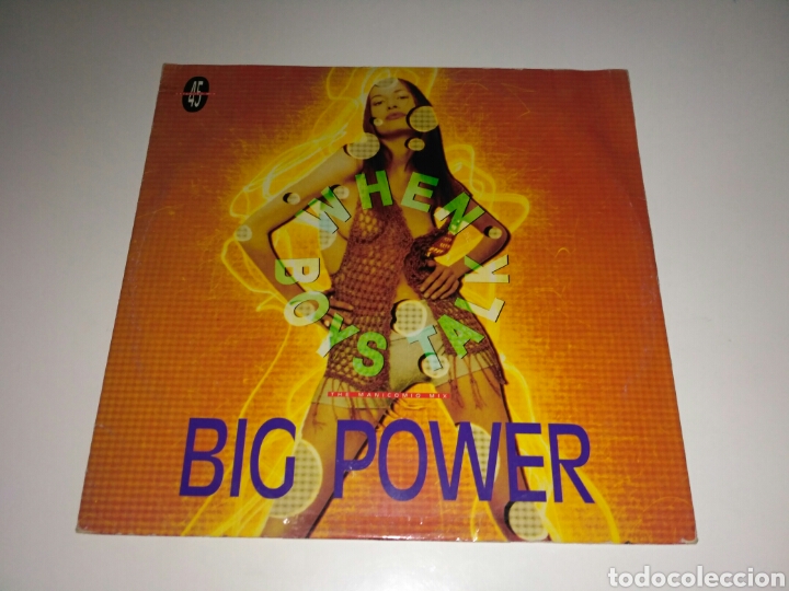 Discos de vinilo: Big Power - When Boys Talk - Foto 1