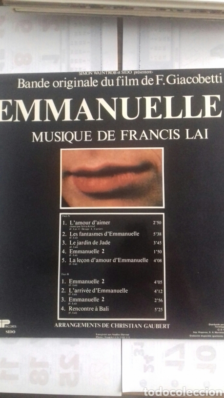Discos de vinilo: EMMANUELLE 2. Banda Sonora Original. 1.976 - Foto 2