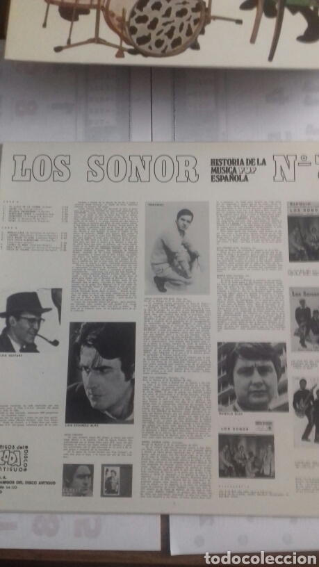 Discos de vinilo: Los Sonor (primera &eacute;poca) 1.984 - Foto 2