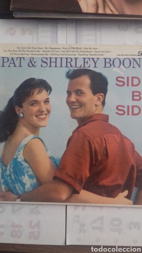 Discos de vinilo: Pat & Shirley Boone. Side By Side. - Foto 1