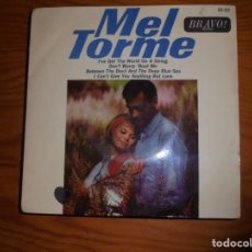 Discos de vinilo: MEL TORME. I´VE GOT THE WORLD ON A STRING + 3. EP. BRAVO ¡, 1964. EDC. INGLESA.. Lote 134026642
