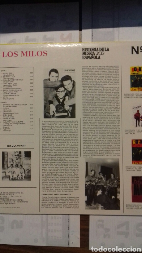 Discos de vinilo: Los Milos. Rock and Roll en espa&ntilde;ol. - Foto 2