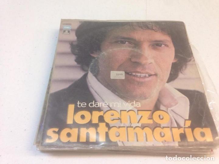 Discos de vinilo: Lorenzo Santamar&iacute;a - Te Dar&eacute; Mi Vida (7-Single) - Foto 1