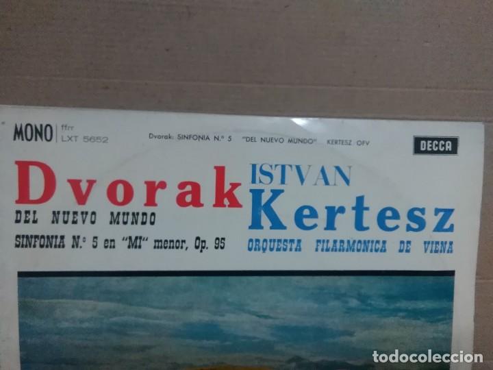 Discos de vinilo: Devor&oacute; istavan Kert&eacute;sz orquesta filarm&oacute;nica viena n 5 - Foto 2