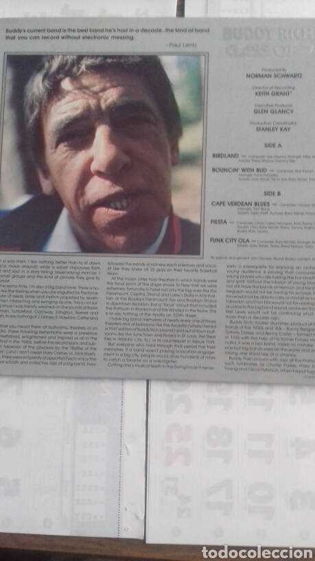 Discos de vinilo: Buddy Rich / Class of 79. 1.977. - Foto 3