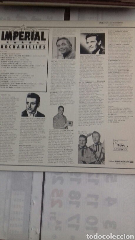 Discos de vinilo: IMPERIAL Rockabillies. 1.981 - Foto 2