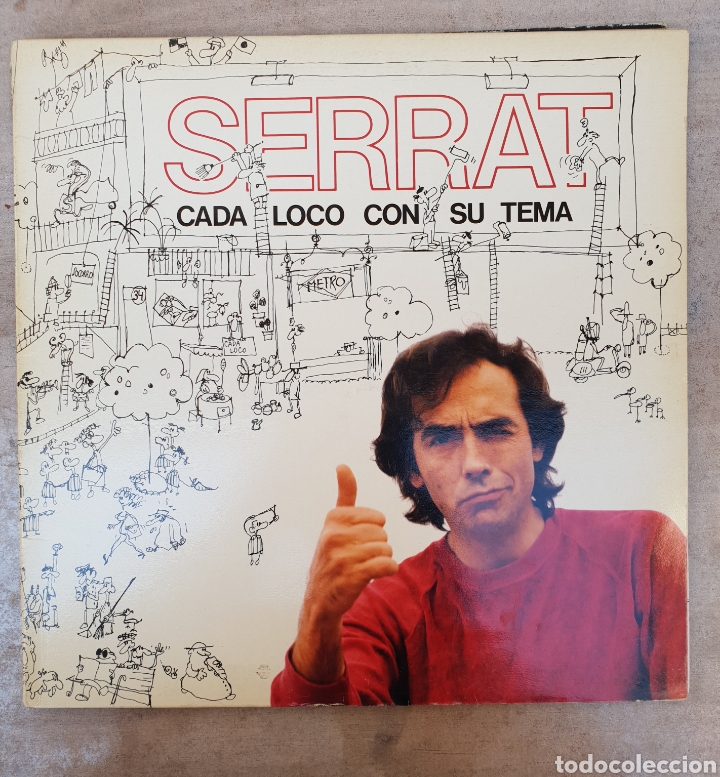 Discos de vinilo: Lp Joan Manuel Serrat Cada loco con su tema - Foto 1