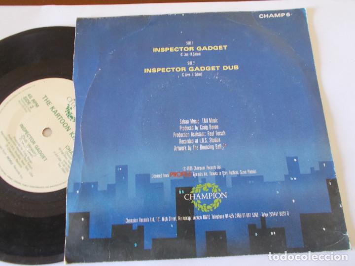 Discos de vinilo: THE KARTOON KREW. INSPECTOR GADGET. - Foto 2
