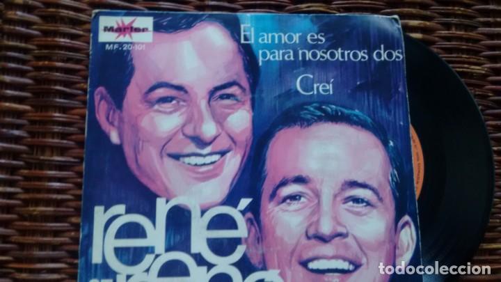 Discos de vinilo: SINGLE (VINILO) DE RENE & RENE A&Ntilde;OS 60 - Foto 1