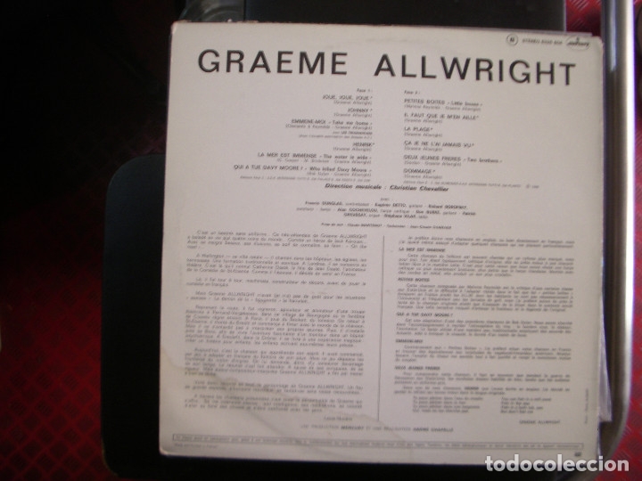 Discos de vinilo: GRAEME ALLWRIGHT- LP. - Foto 2